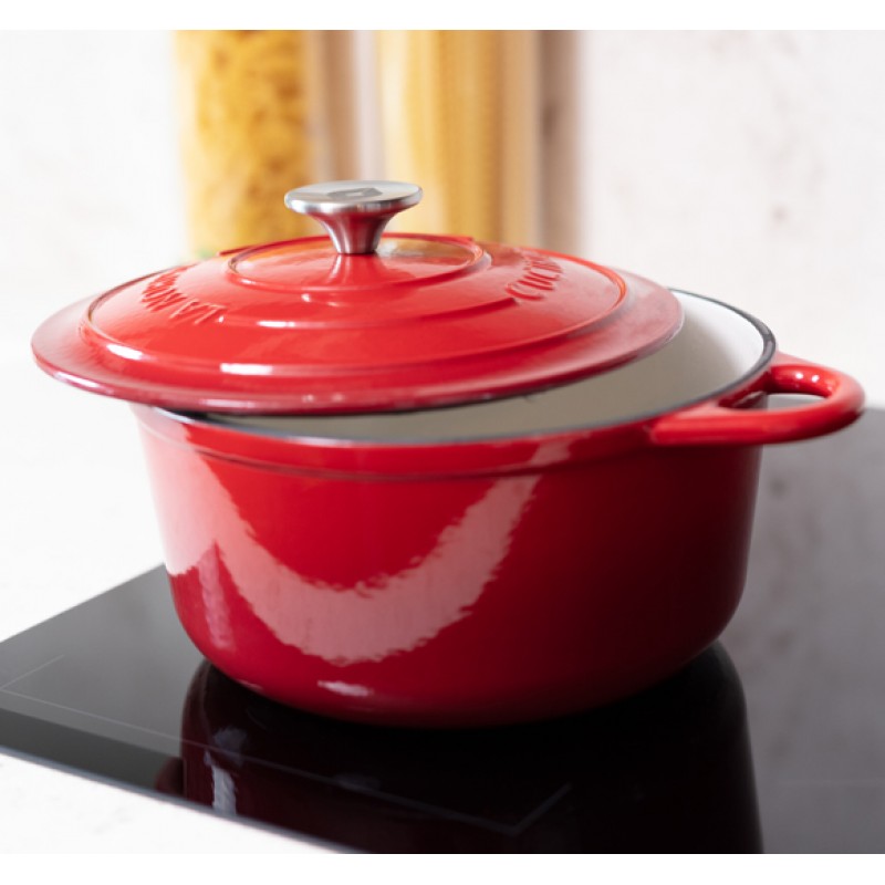 Casserole en fonte émaillée La Nordica, Rond, Ф28 | Cocotte en fonte |  |