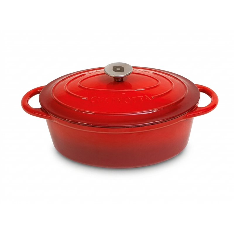 Casserole en fonte émaillée La Nordica, Ovale, Ф29 - Cocotte en fonte