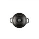 Cocotte en fonte profonde Hosse, Black Onyx, Ф20 | Cocotte en fonte |  |