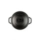 Cocotte en fonte profonde Hosse, Black Onyx, Ф24 | Cocotte en fonte |  |