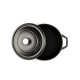 Cocotte en fonte profonde Hosse, Black Onyx, Ф24 | Cocotte en fonte |  |