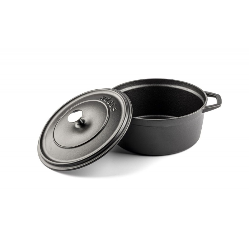 Cocotte en fonte profonde Hosse, Black Onyx, Ф24 | Cocotte en fonte |  |
