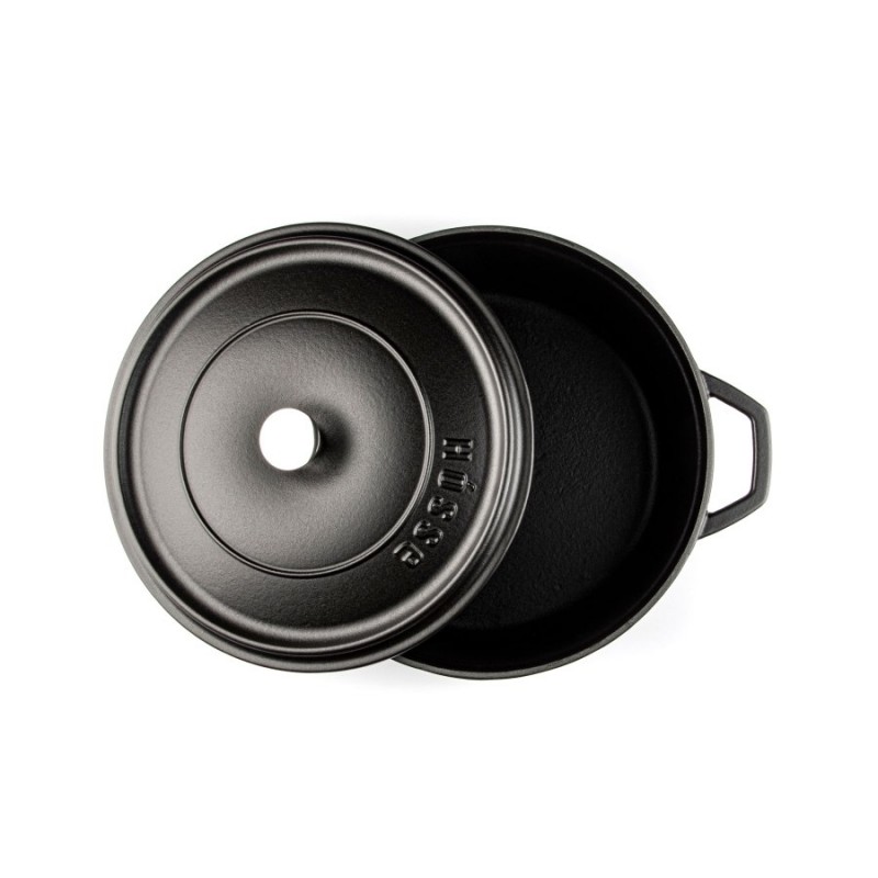 Cocotte en fonte profonde Hosse, Black Onyx, Ф28 | Cocotte en fonte |  |