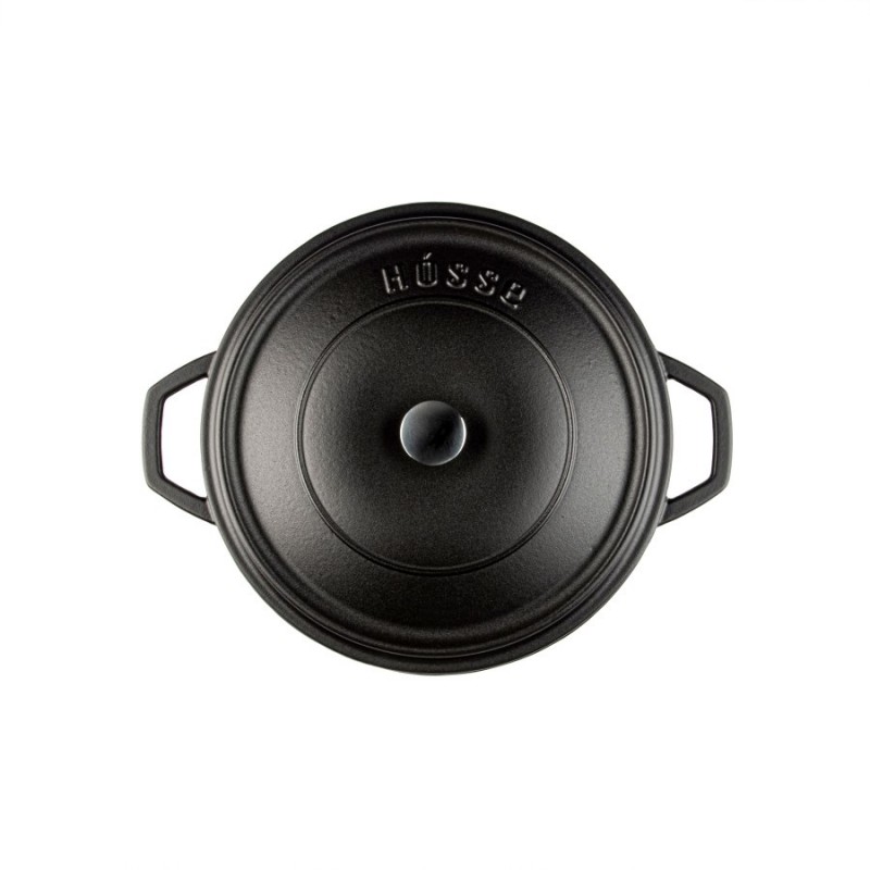 Cocotte en fonte profonde Hosse, Black Onyx, Ф28 | Cocotte en fonte |  |