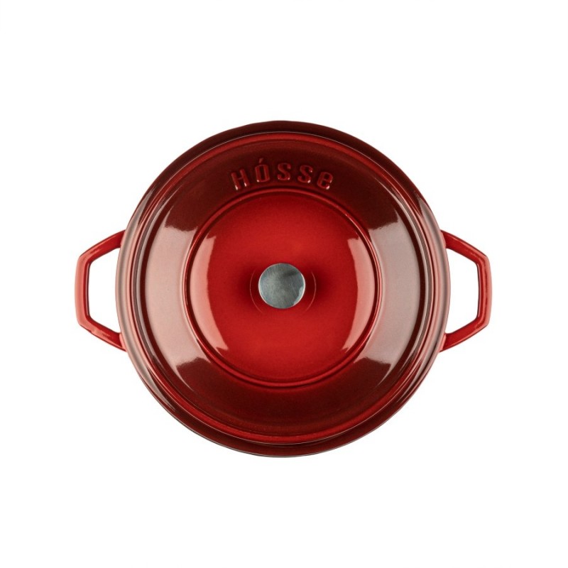 Cocotte peu profonde en fonte Hosse, Rubin, Ф26 | Cocotte en fonte |  |