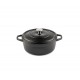 Cocotte en fonte profonde Hosse, Black Onyx, Ф12 | Cocotte en fonte |  |