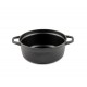 Cocotte en fonte profonde Hosse, Black Onyx, Ф20 | Cocotte en fonte |  |