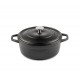 Cocotte en fonte profonde Hosse, Black Onyx, Ф20 | Cocotte en fonte |  |