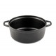 Cocotte en fonte profonde Hosse, Black Onyx, Ф28 | Cocotte en fonte |  |