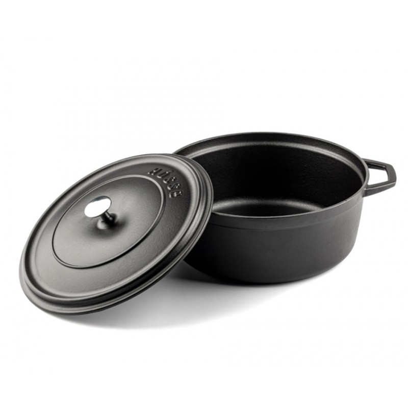 Cocotte en fonte profonde Hosse, Black Onyx, Ф28 | Cocotte en fonte |  |