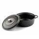 Cocotte en fonte profonde Hosse, Black Onyx, Ф28 | Cocotte en fonte |  |