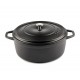 Cocotte en fonte profonde Hosse, Black Onyx, Ф28 | Cocotte en fonte |  |