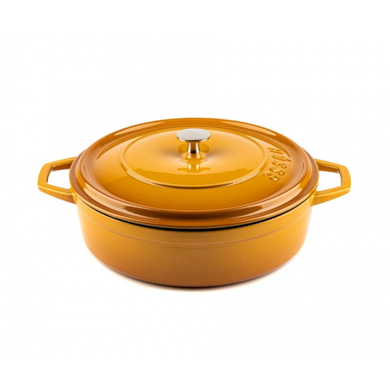 Cocotte peu profonde en fonte Solagio, Dijon, Ф26 - 