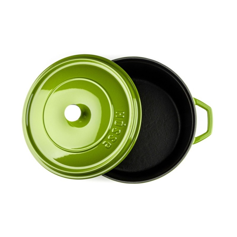 Cocotte en fonte profonde Hosse, Bamboo, Ф28 | Cocotte en fonte |  |