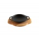 Dessous de plat en bois pour plaque en fonte Hosse HSYSAK20 | Dessous de plat en bois |  |