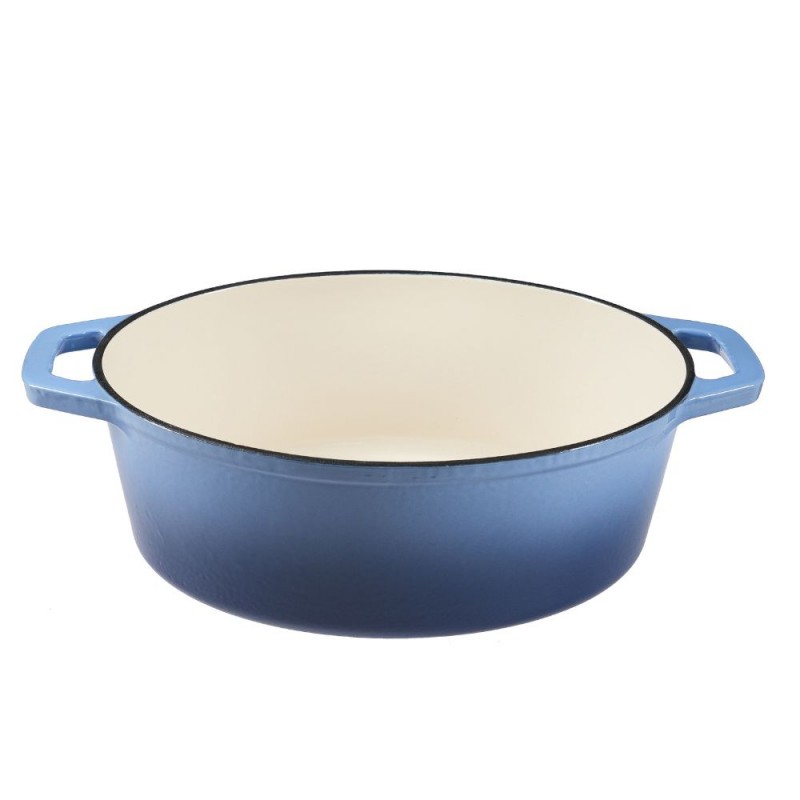 Cocotte en fonte émaillée, Bleu, ovale, 33x27см | Cocotte en fonte |  |