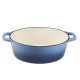 Cocotte en fonte émaillée, Bleu, ovale, 33x27см | Cocotte en fonte |  |